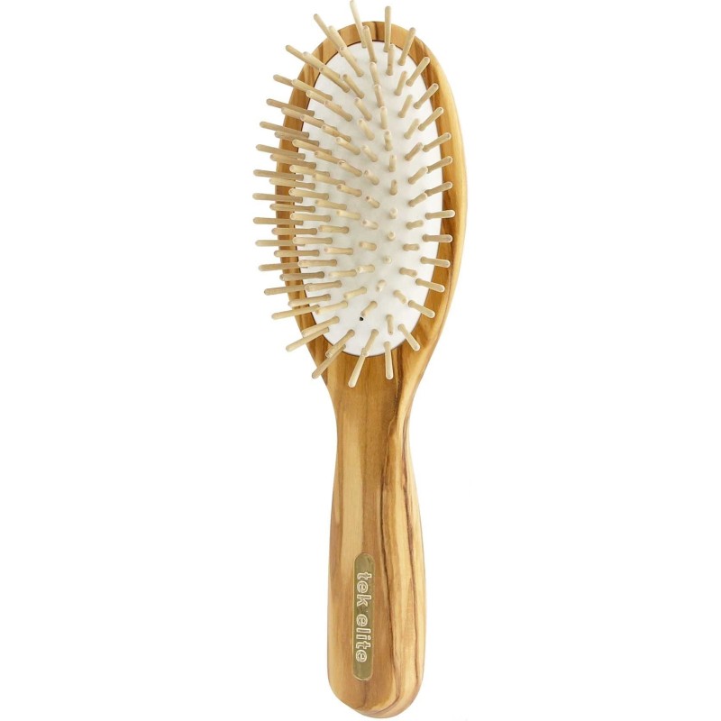 tek  Spazzola Ovale Grande in Legno d'Olivo  Spazzole e Phon