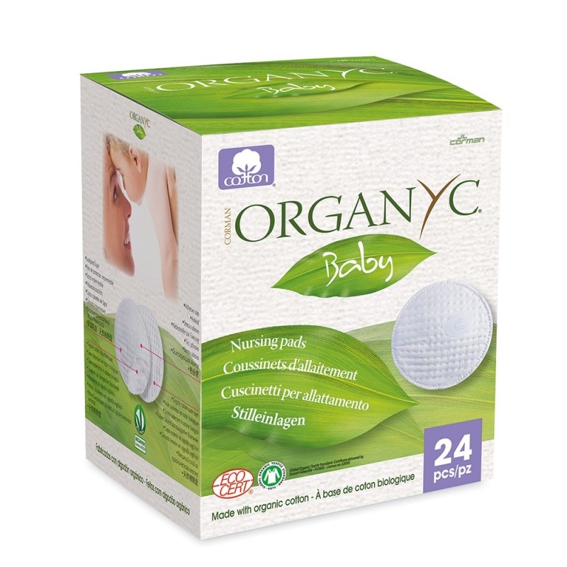 organyc  Coppette per Allattamento in Cotone Bio  Gravidanza e Allattamento