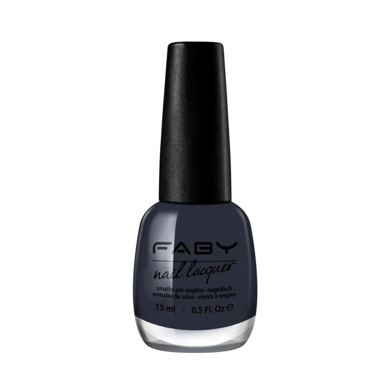 faby nails  Smalto Grigio - Fearless  Smalti classici