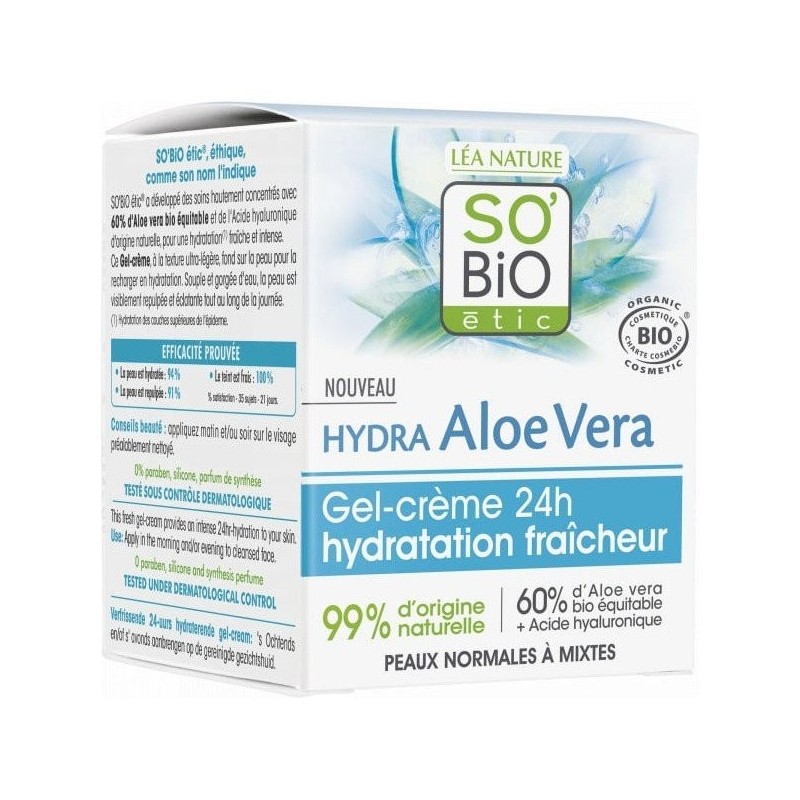 so’bio étic  Crema-Gel Idratante 24 ore  Creme viso