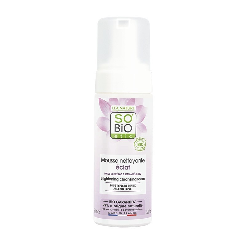 so’bio étic  Mousse Detergente per Pelle Perfetta  Detergenti viso
