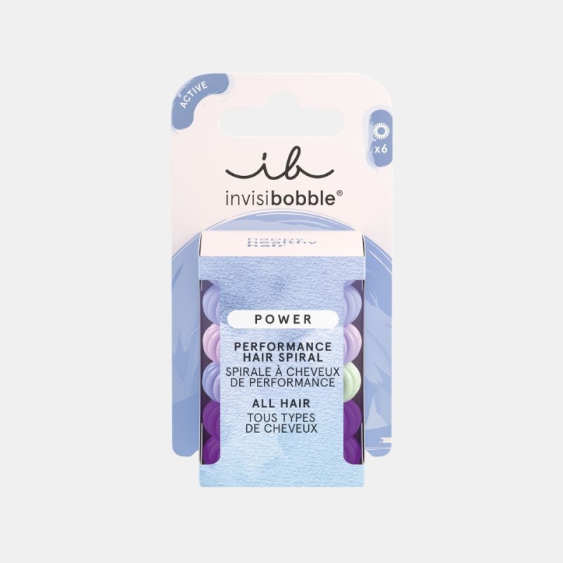 invisibobble  Elastici per Capelli - Power Gym 6 pezzi  Spazzole e Phon