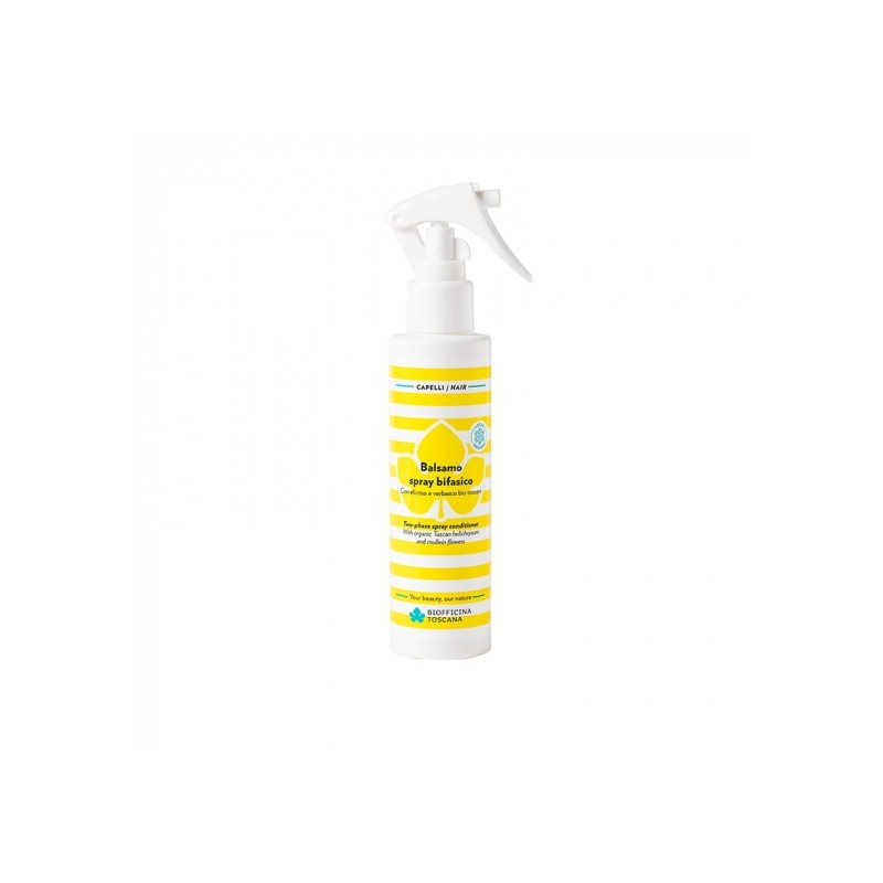 biofficina toscana  Balsamo Spray Bifasico  Protezioni solari per capelli