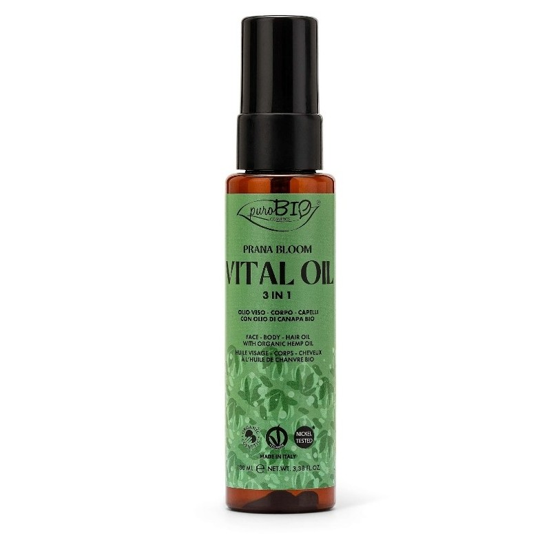 purobio  Olio Multiuso - Vital Oil Prana Bloom  Olio Viso