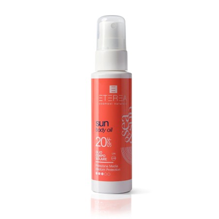 eterea cosmesi  Sun Body Oil - Olio Corpo Solare SPF 20  Olio Abbronzante bio