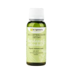 la saponaria  Detergente Intimo Vegan Bardana e Calendula 30 ml  Detergente intimo