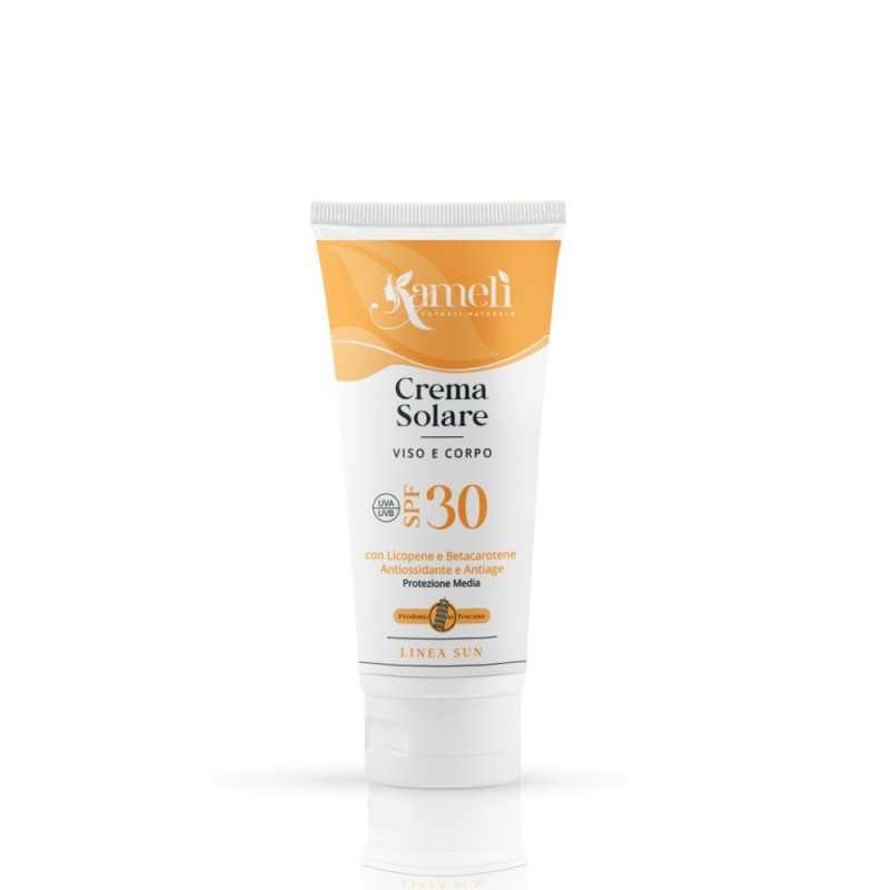 kamelì  Crema Viso & Corpo Antiossidante SPF 30  Protezione solare bio