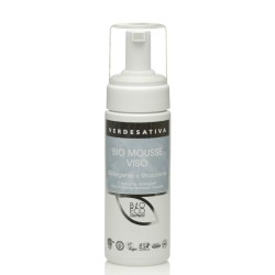 verdesativa  Bio Mousse Viso: Detergente Struccante Delicato e Purificante  Detergenti viso
