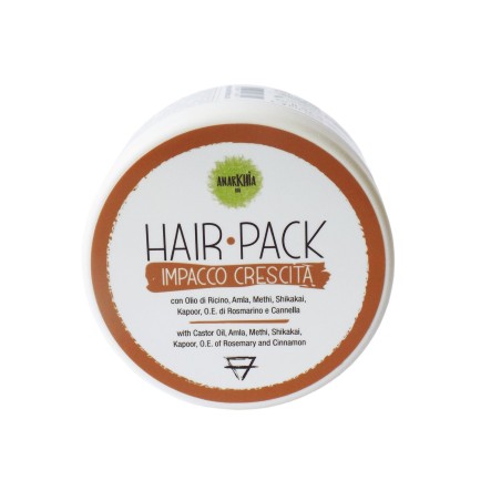 anarkhia bio  Hair Pack Crescita - Impacco Capelli Stimolante e Rinforzante  Maschere
