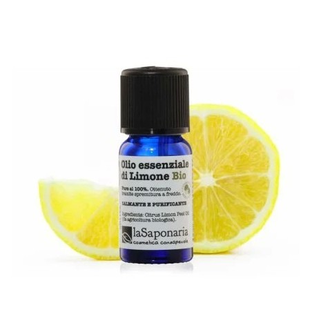 la saponaria  Olio essenziale di Limone - Bio  Oli Essenziali