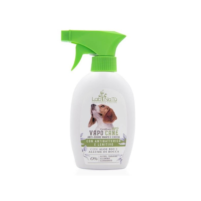 labnatù  Spray Antiodore per Cuccia e Manto del Cane  Amici Animali