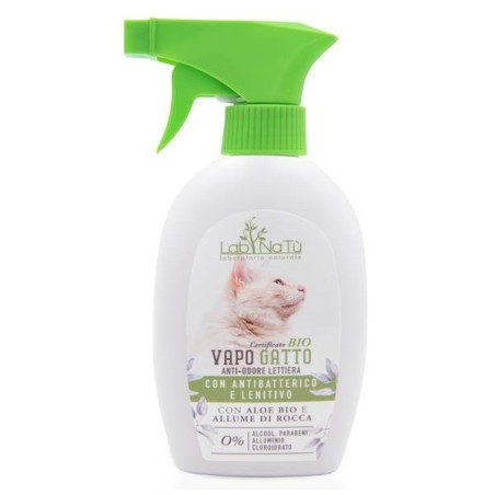 labnatù  Spray Naturale Anti Odore per la Lettiera del Gatto  Amici Animali