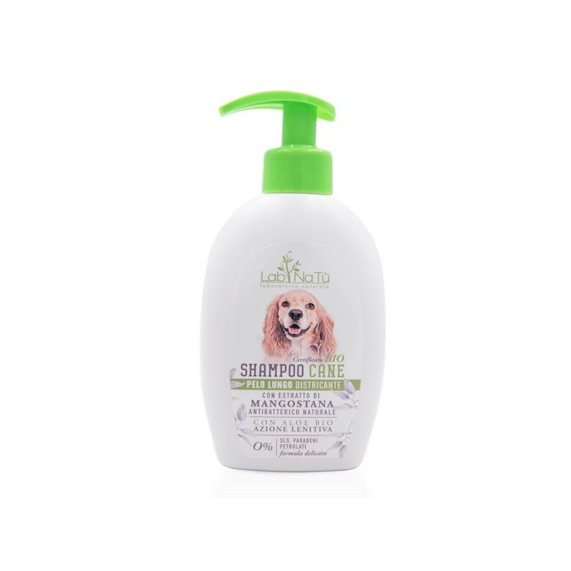 labnatù  Shampoo Naturale per Cani a Pelo Lungo  Amici Animali