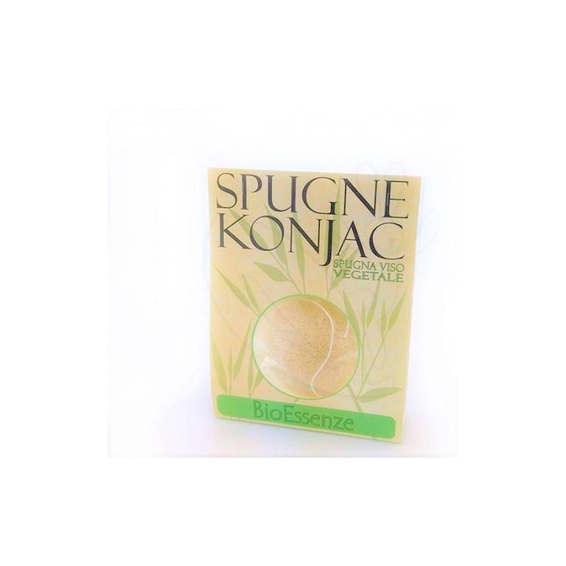 bioessenze  Spugna Konjac Viso Arancio  Spugne e Accessori Viso