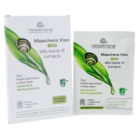 helidermina  Maschera Viso alla Bava di Lumaca  Maschere Viso