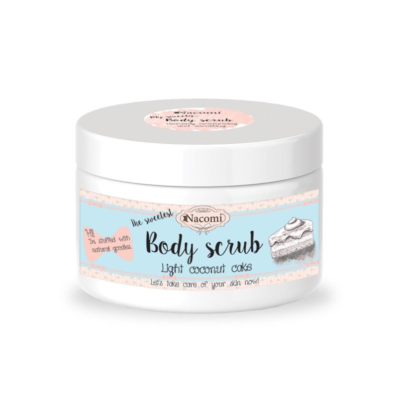 nacomi  Scrub Corpo - Light Coconut Cake  Scrub Corpo