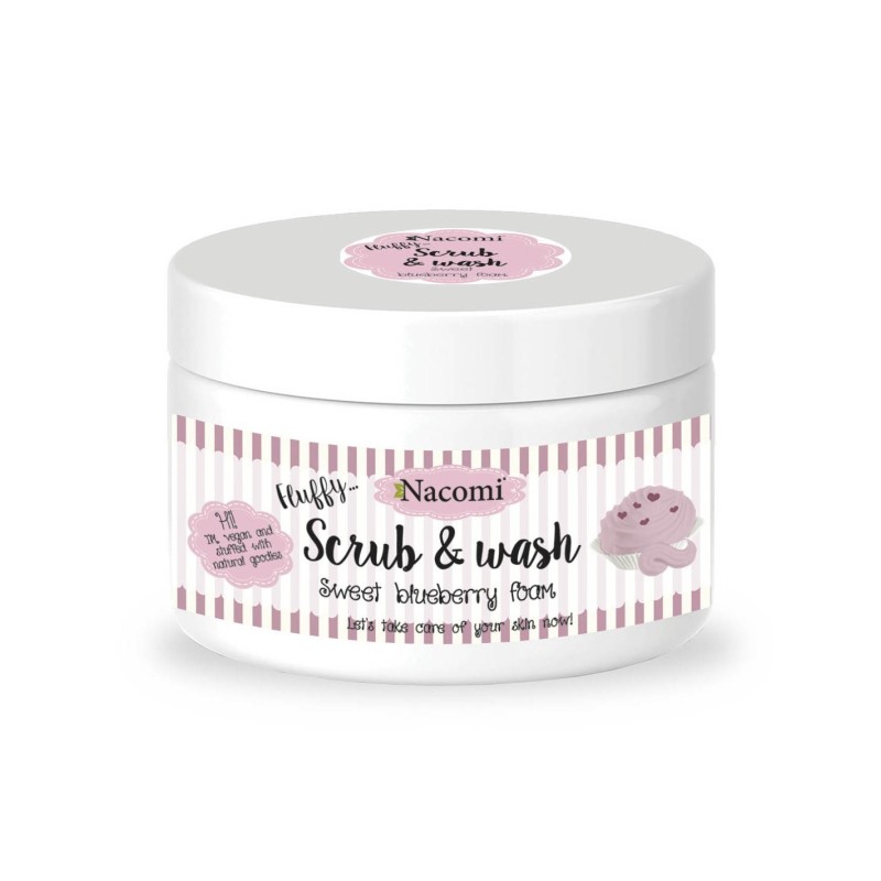 nacomi  Scrub & Wash - Blueberry Foam  Scrub Corpo