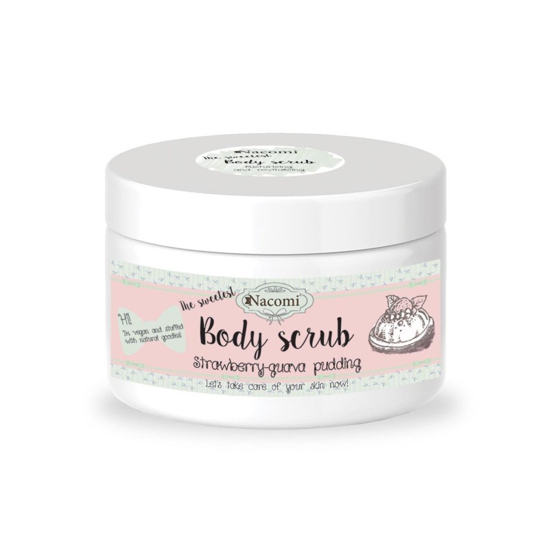 nacomi  Scrub Corpo - Strawberry e Guava Pudding  Scrub Corpo