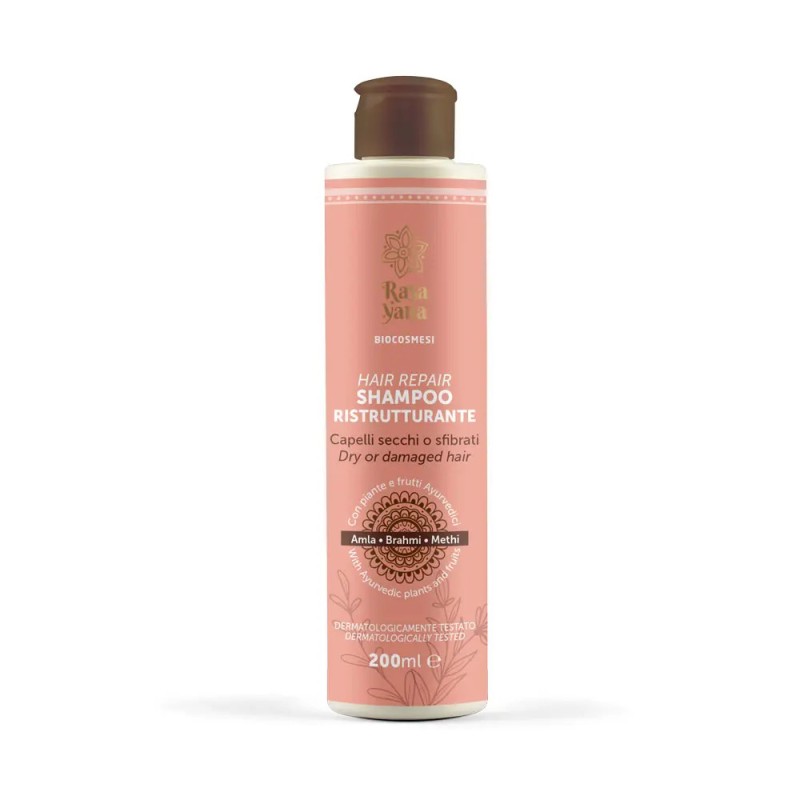 rasayana  Shampoo Ayurvedico Ristrutturante per Capelli Secchi  Shampoo Capelli Crespi