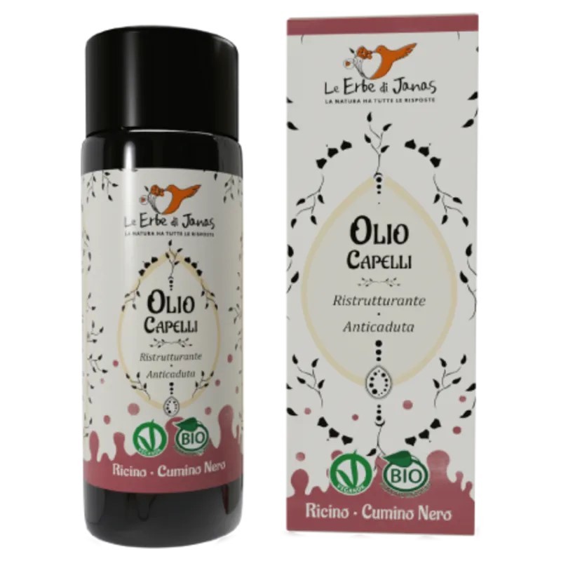 le erbe di janas  Olio Capelli Ristrutturante Anticaduta  Lozioni per capelli e oli
