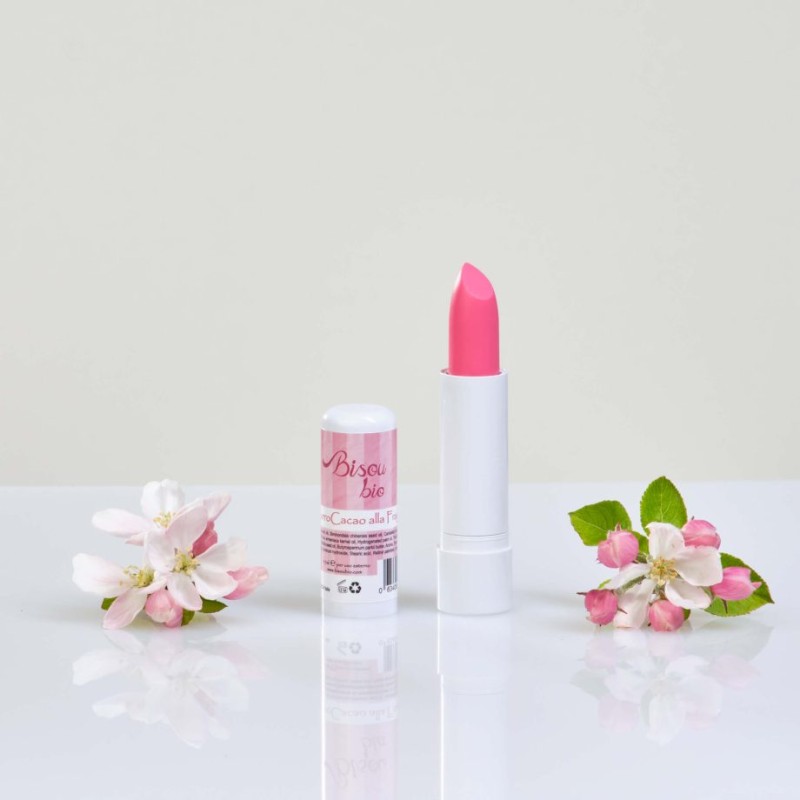 bisou bio  Burro Cacao Bio alla Fragola  Cura delle labbra