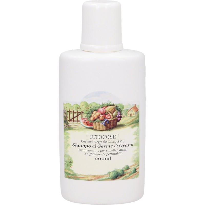 fitocose  Shampoo al Germe di Grano per capelli secchi  Shampoo Capelli Crespi