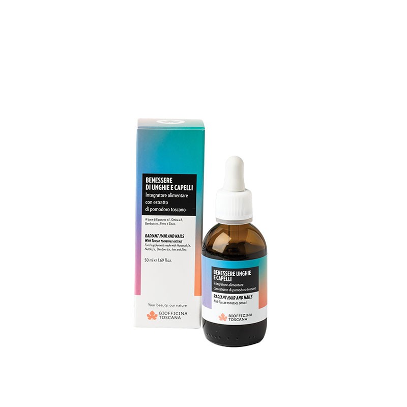 biofficina toscana  Integratore Alimentare Benessere Unghie e Capelli  Integratori alimentari
