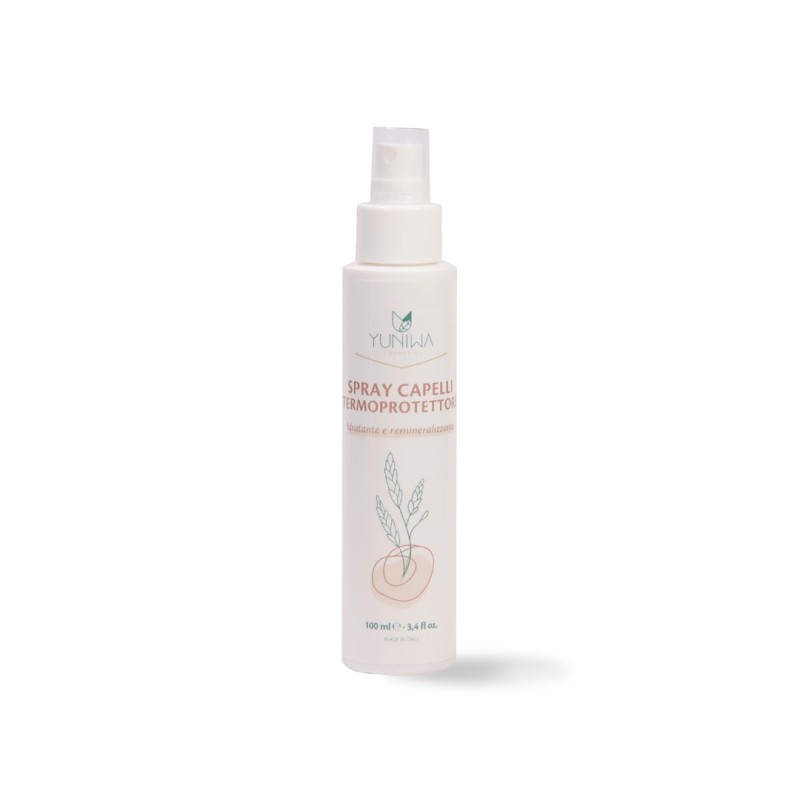 yuniwa cosmetics  Spray Termoprotettore - Idratante e Remineralizzante - 100 ml  Termoprotettori