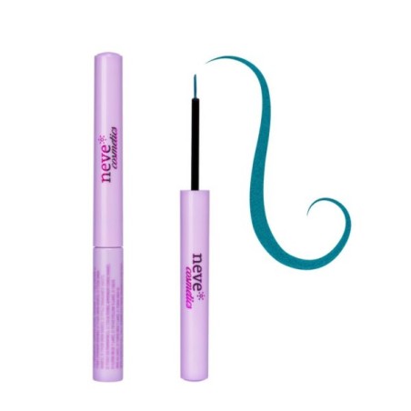 neve cosmetics  Eyeliner Liquido Verde Petrolio - Liner Shake Iguana  Kajal e Eyeliner