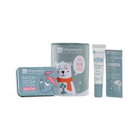 la saponaria  Set Regalo Salvadanaio Orso Polare - Kit Viso  Idee regalo