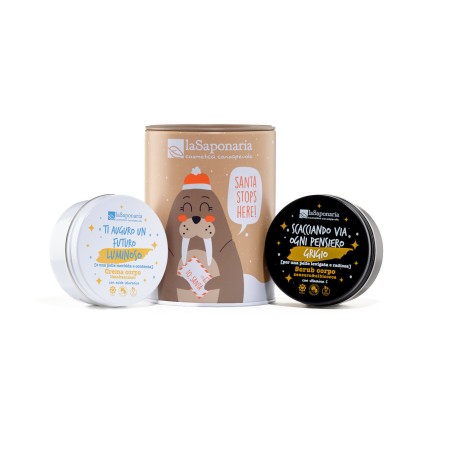 la saponaria  Set Regalo Salvadanaio Tricheco - Kit Corpo  Idee regalo