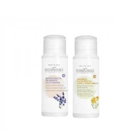 maternatura  Kit da Viaggio Shampoo + Bagnodoccia  Shampoo Bio