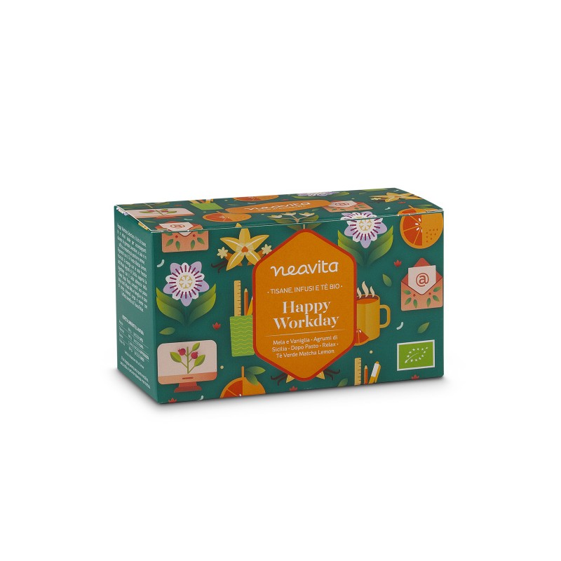 neavita  Mix di Tisane - Happy Workday  Te e tisane