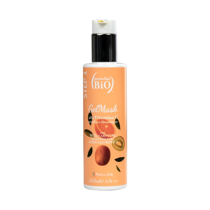 parentesi bio  Gel Mask Micellare Illuminante alla Vitamina C  Detergenti viso