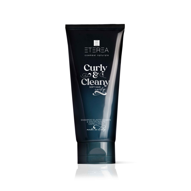 eterea cosmesi  Curly&Cleany – Shampoo elasticizzante e disciplinante  Shampoo bio capelli ricci e mossi