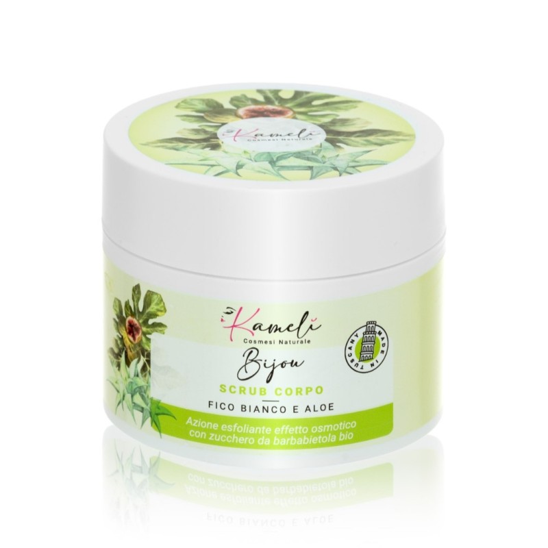 kamelì  Scrub Corpo Fico Bianco e Aloe  Scrub Corpo
