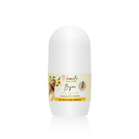 kamelì  Bijou - Deo Roll-on Vaniglia e Papaya  Deodoranti
