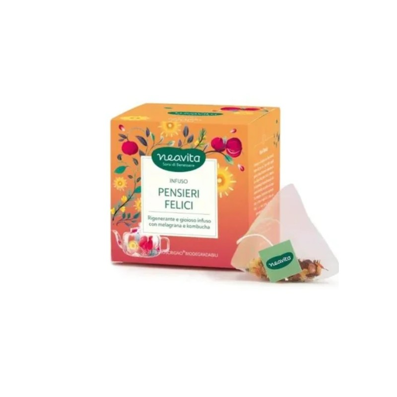 neavita  Tisana Pensieri Felici - Melagrana e Kombucha  Te e tisane