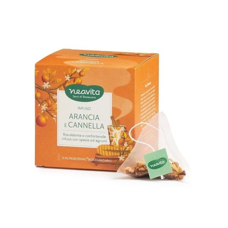neavita  Tisana Arancia e Cannella  Te e tisane