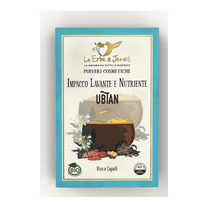 le erbe di janas  Impacco lavante e nutriente - Ubtan  Erbe Ayurvediche