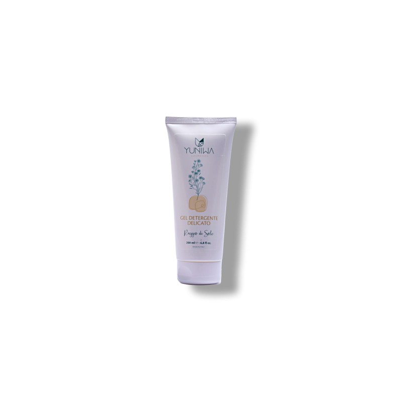 yuniwa cosmetics  Bagnodoccia Delicato - Raggio di Sole - 200 ml  Bagnoschiuma Bio