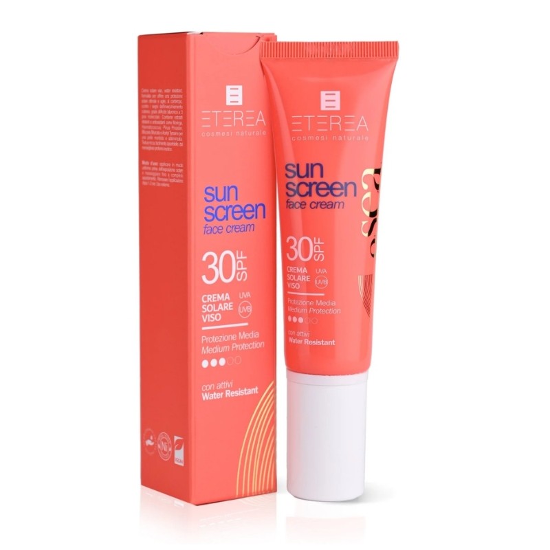 eterea cosmesi  Sea & Sun - Crema Viso Spf30  Protezione solare bio