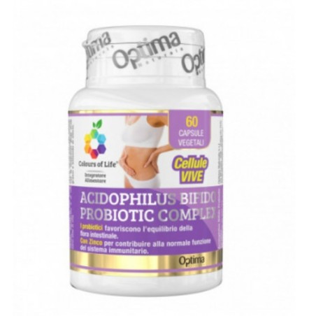 optima naturals  Integratore Alimentare di Probiotici e Prebiotici  Integratori alimentari