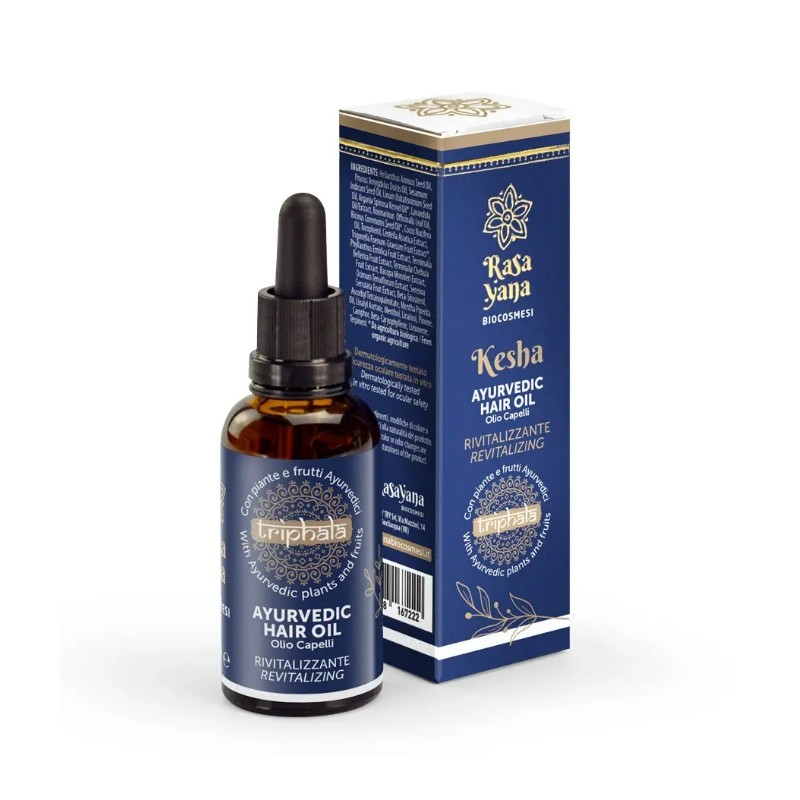 rasayana  Kesha – Olio Capelli Rivitalizzante con Triphala  Lozioni per capelli e oli