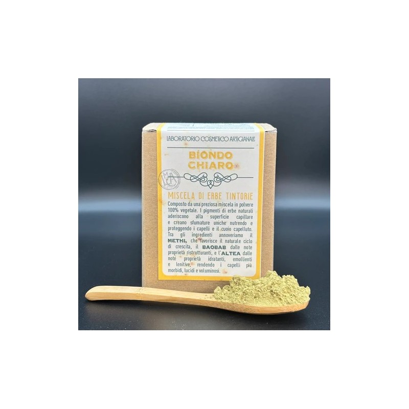 laboratorio cosmetico artigianale  Tinta Vegetale - Henne Biondo Chiaro  Henné e tinte vegetali