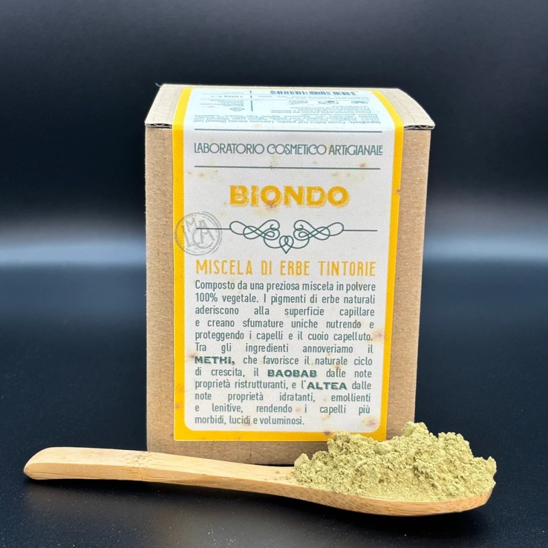 laboratorio cosmetico artigianale  Tinta Vegetale - Henne Biondo  Henné e tinte vegetali