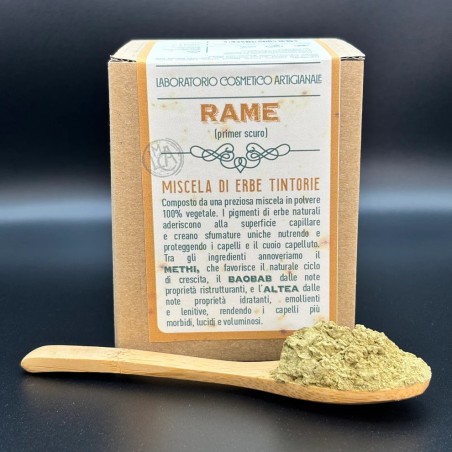 laboratorio cosmetico artigianale  Tinta Vegetale - Henne Rame  Henné e tinte vegetali