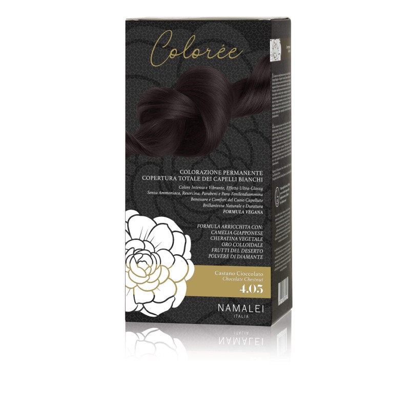 namalei  Crema Colorante Capelli - 4.05 Castano Cioccolato  Tinte per capelli