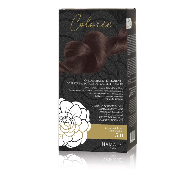namalei  Crema Colorante Capelli - 5.0 Castano Chiaro  Tinte per capelli