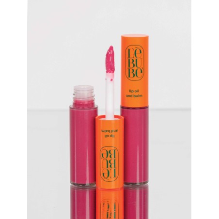 lebubè  2-in-1 Lip Oil Colorato + Balsamo Labbra First Kiss  Gloss e Tinte Labbra